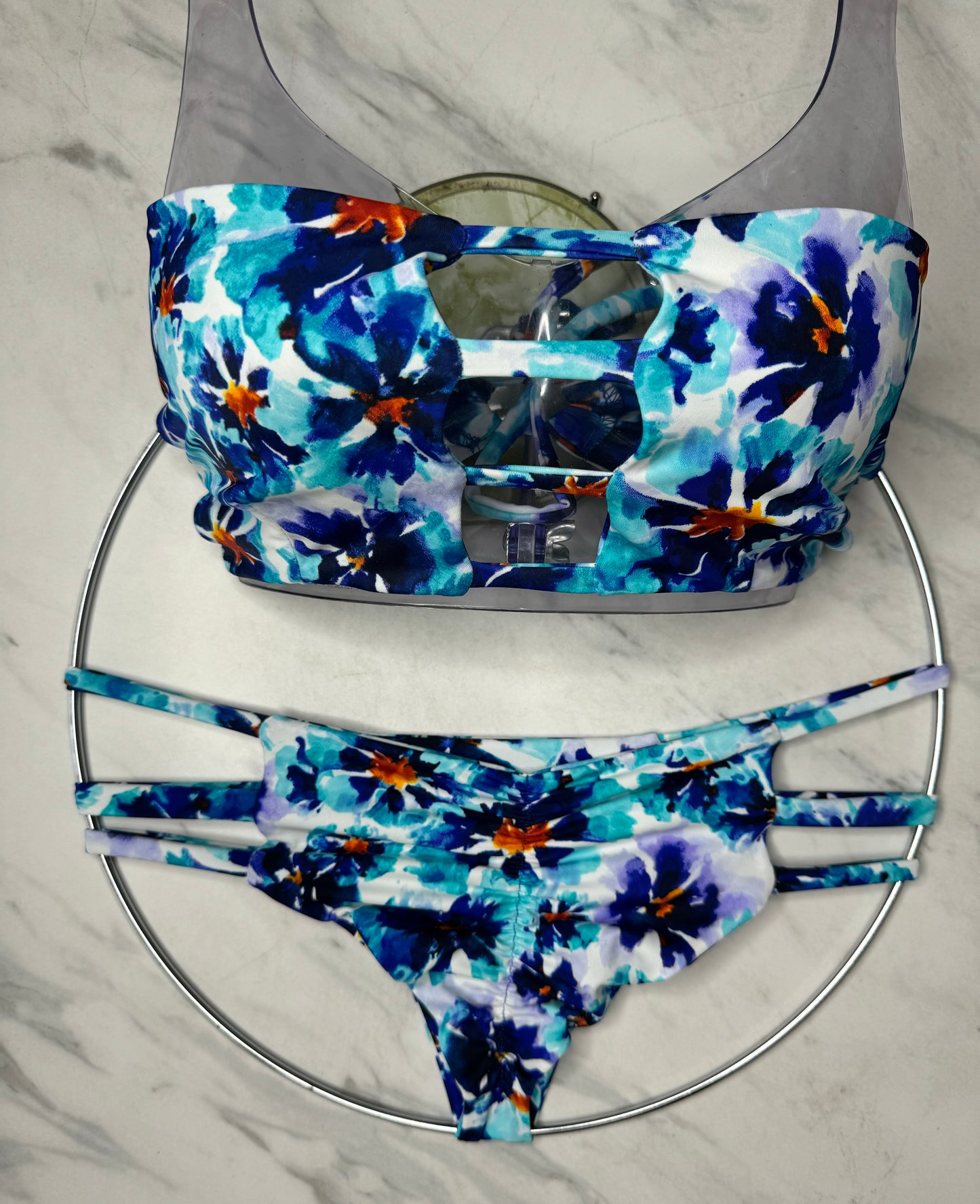 Blue Floral Bottom