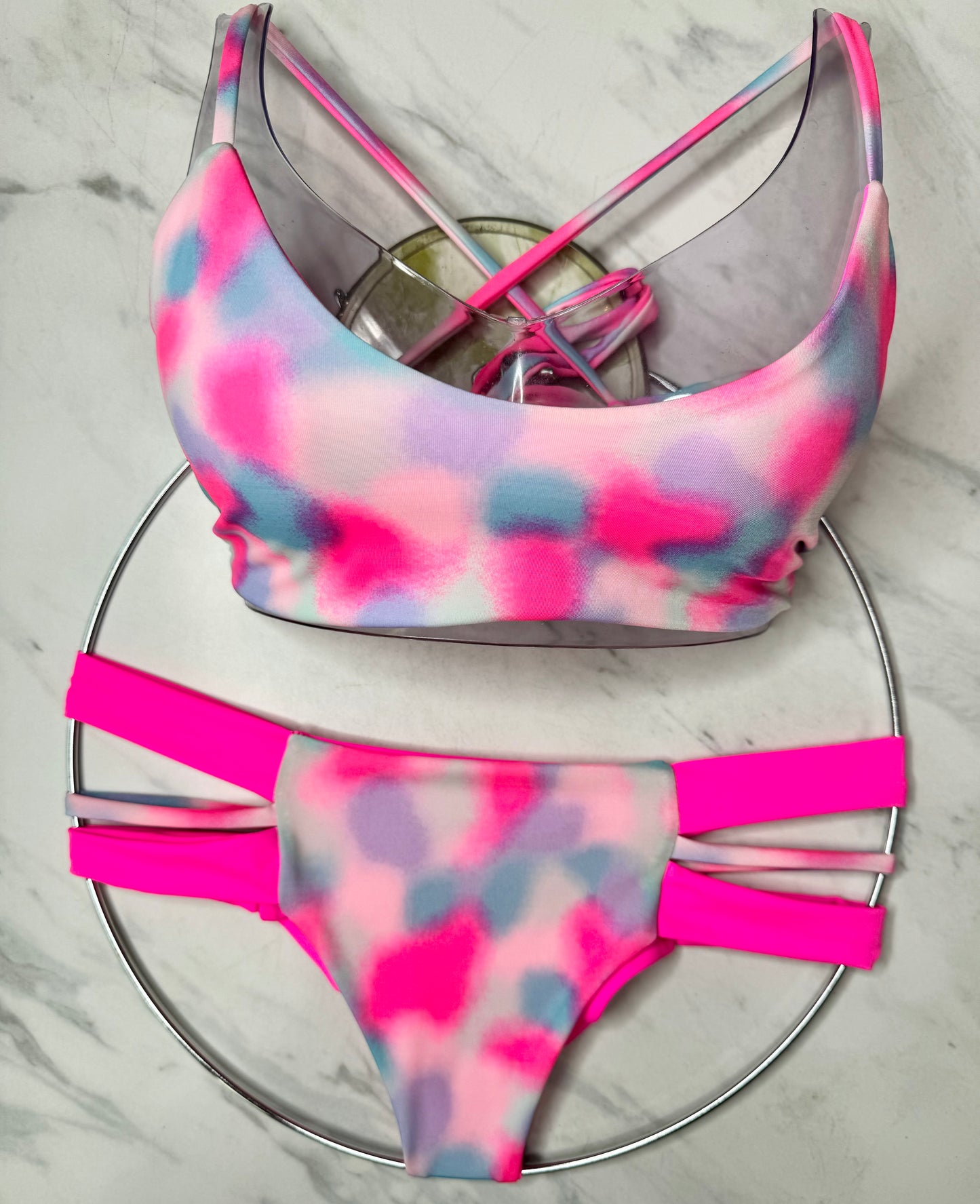 Pink Tie Dye Natalie Bottom