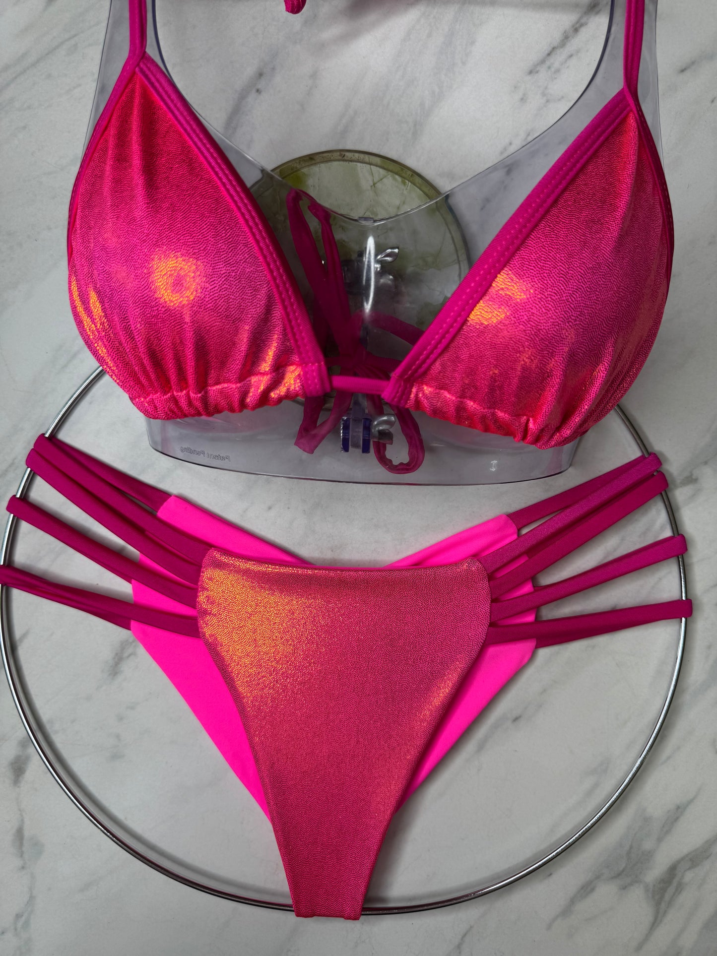 Pink Holographic Bikini