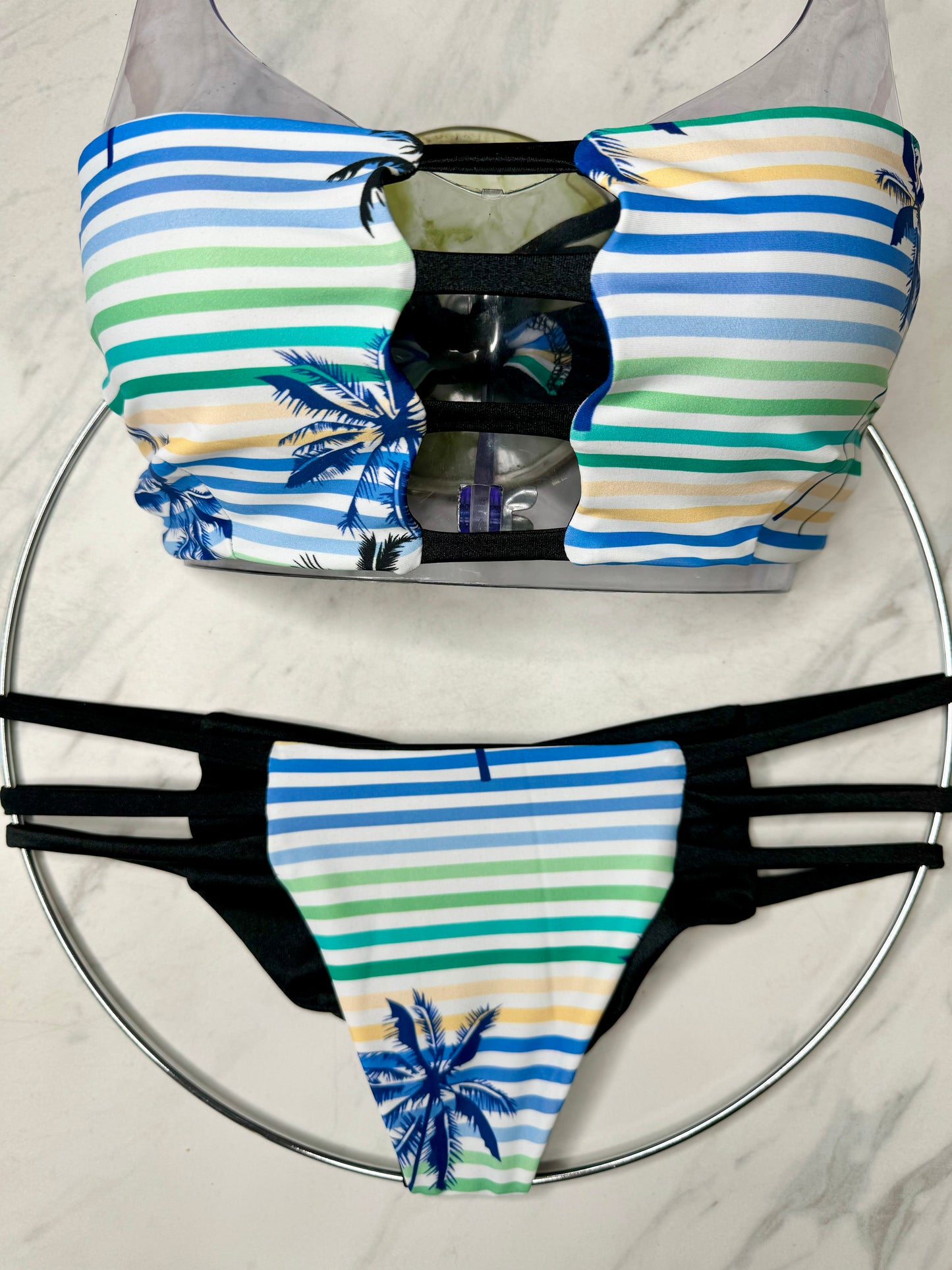 Cali Style Palm Print Bottom