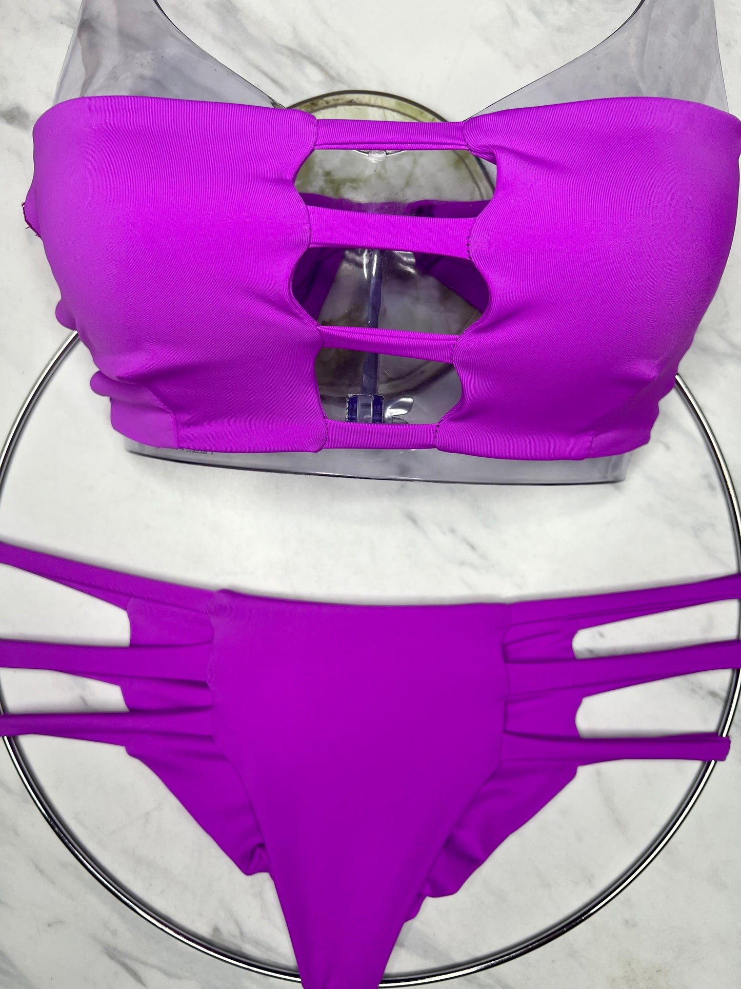 Magenta Bandeau Top