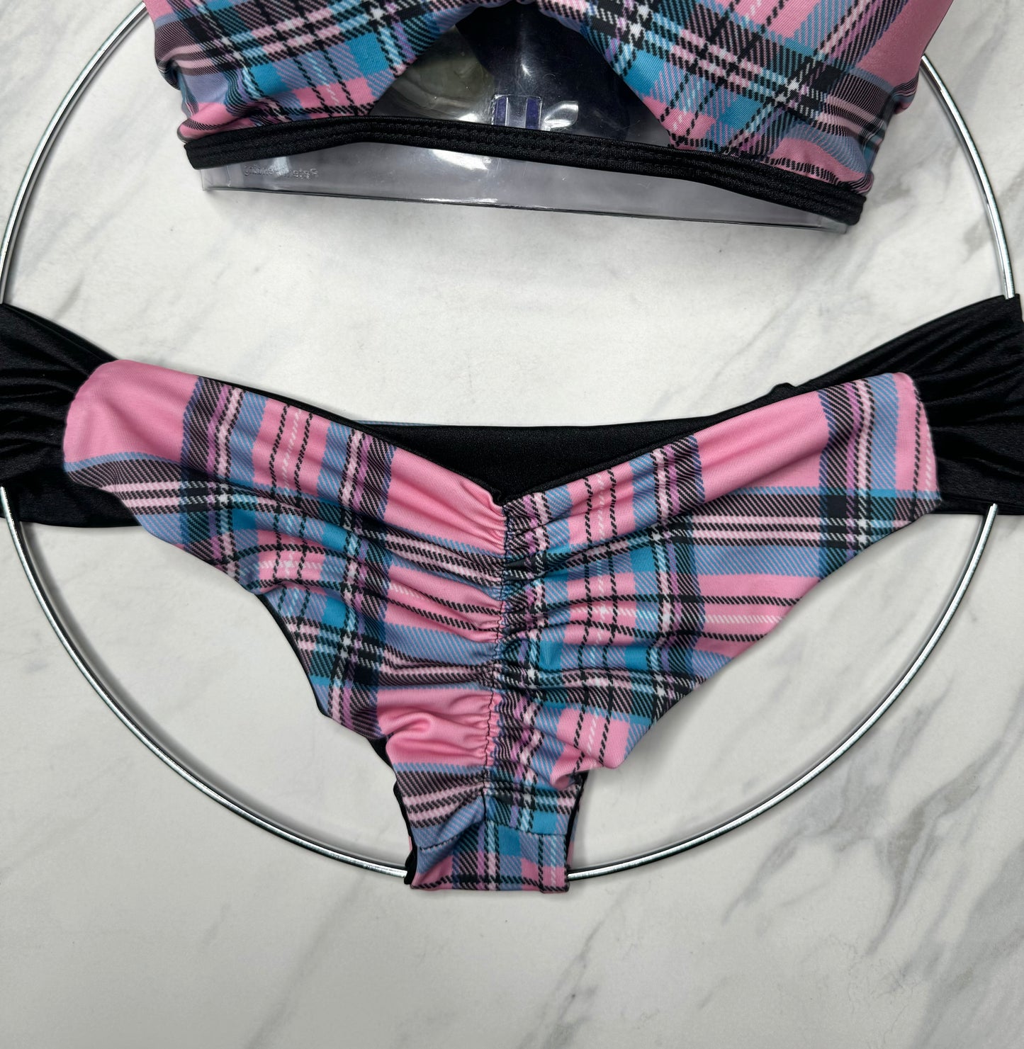Pink Plaid Bottom
