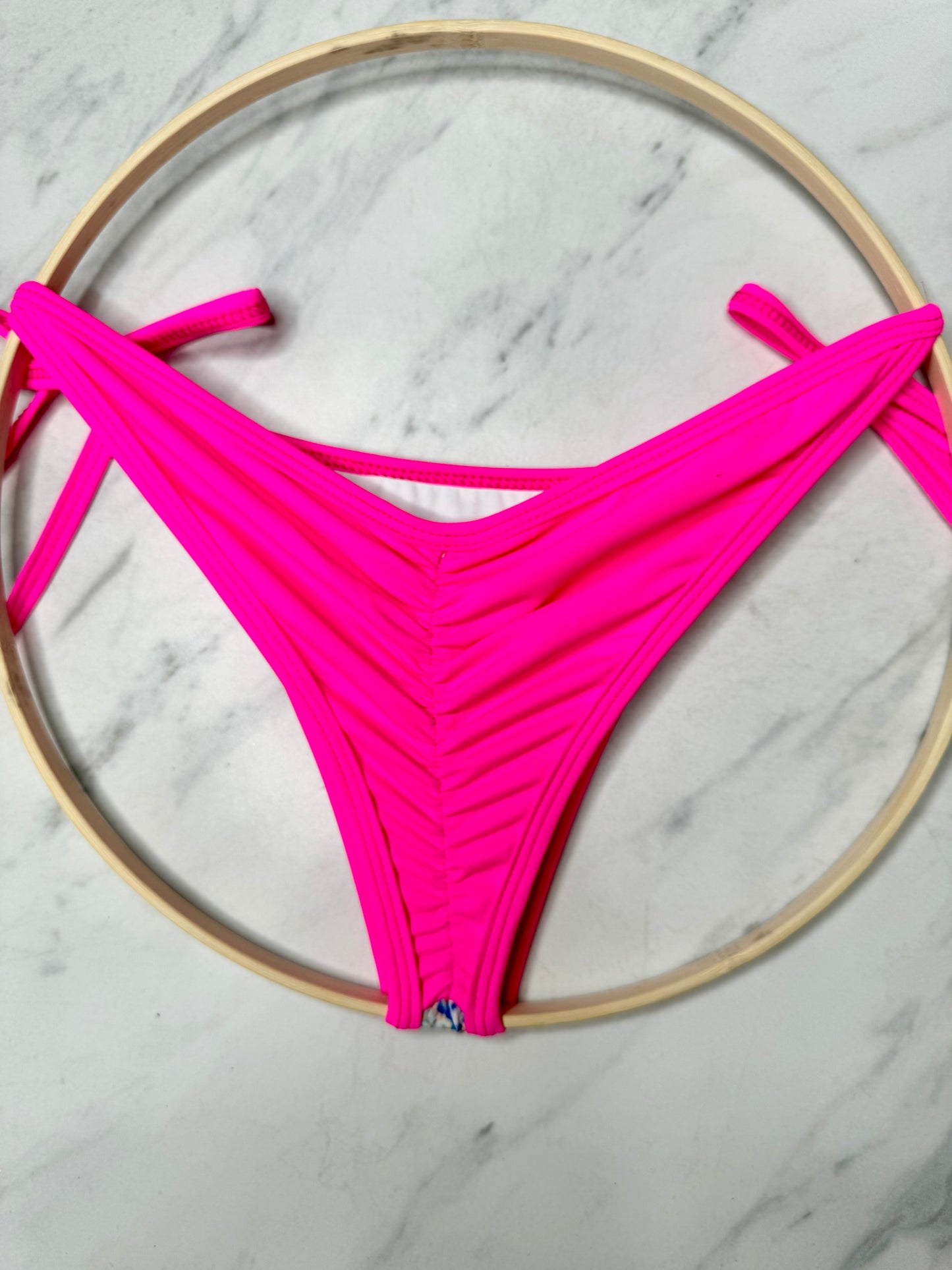 Cobra Neon Pink Side Tie Bottom