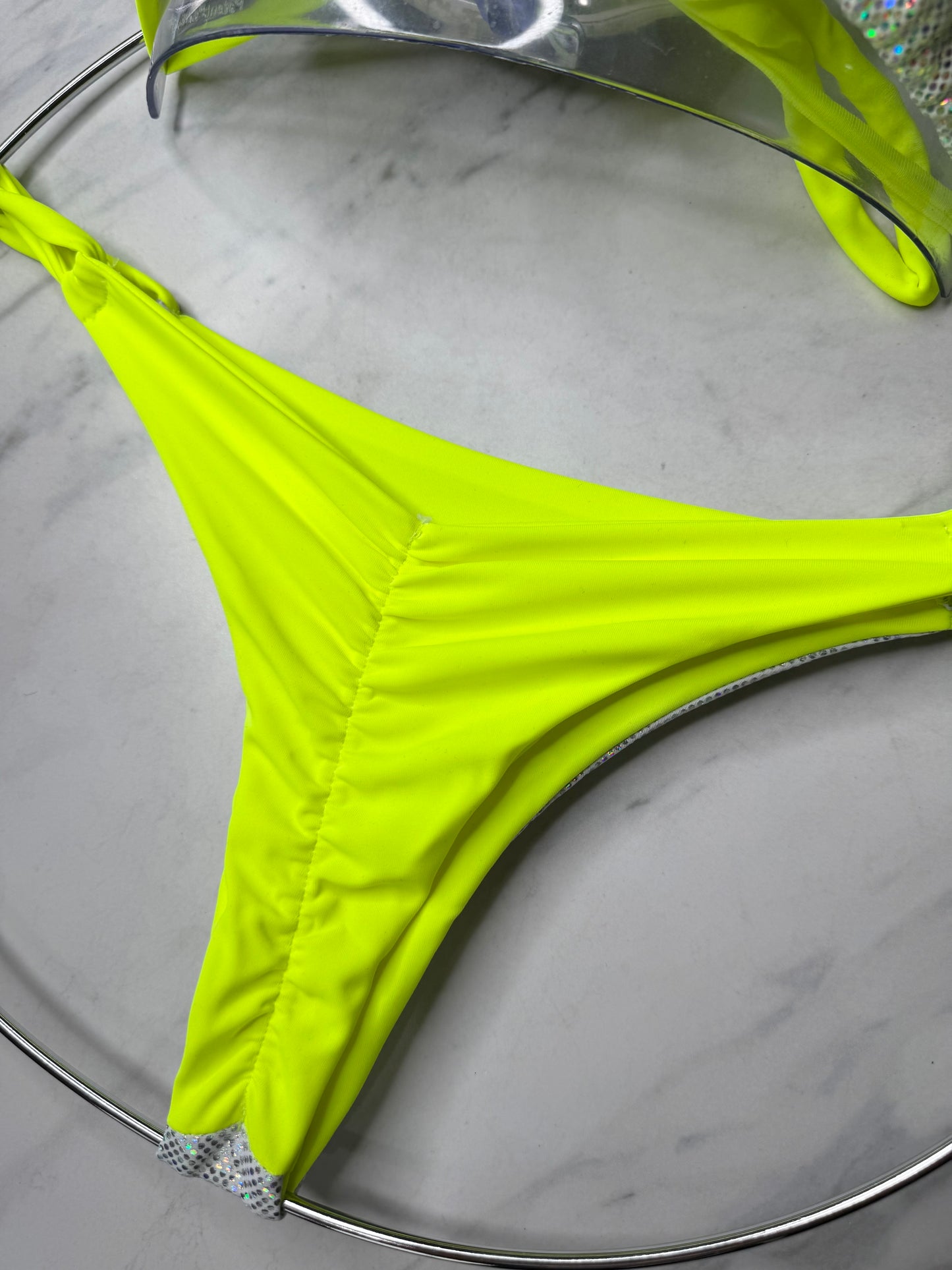 Iridescent Silver Micro Pixie Bottom