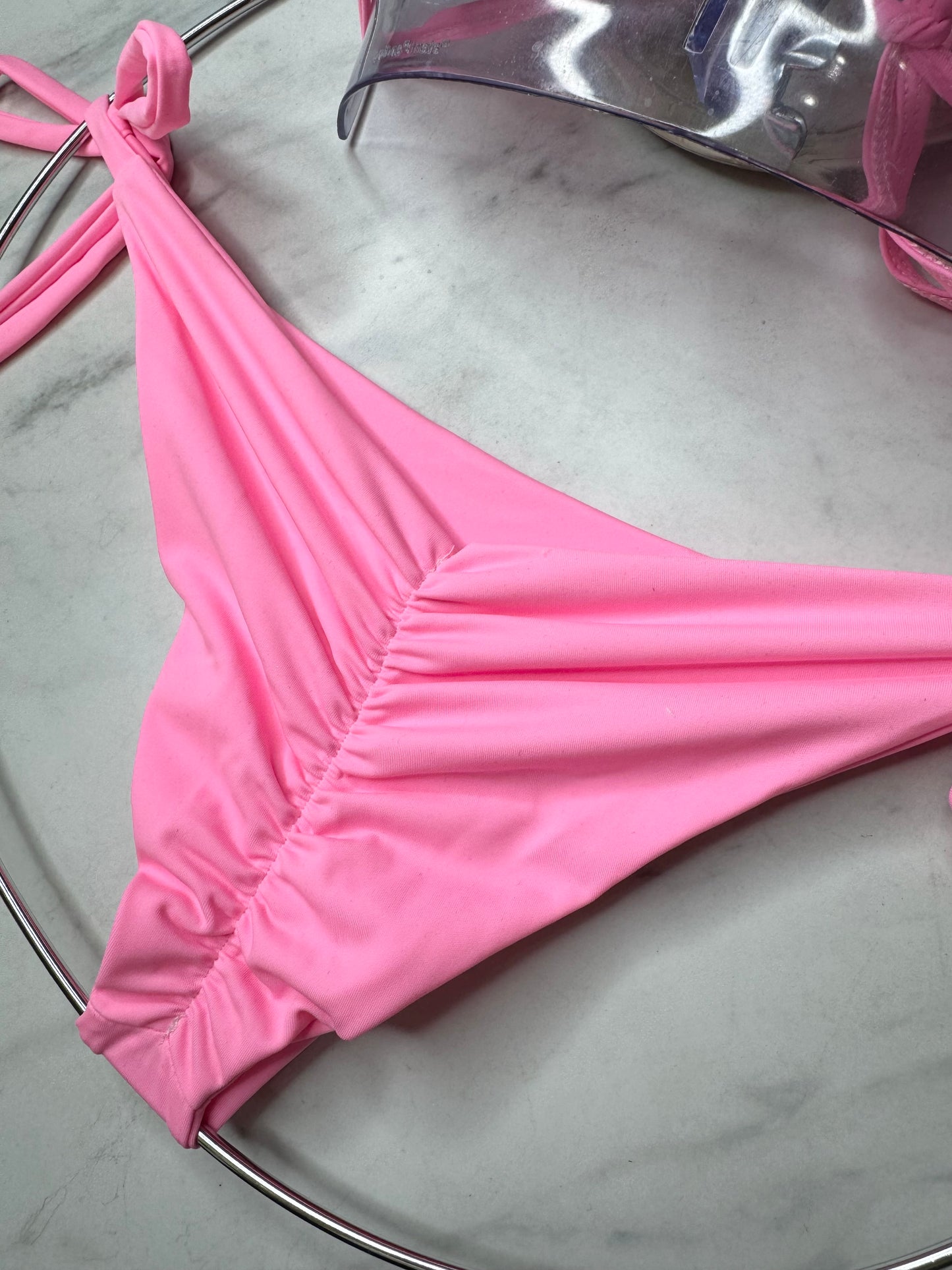 Baby Pink Side Tie Bottom