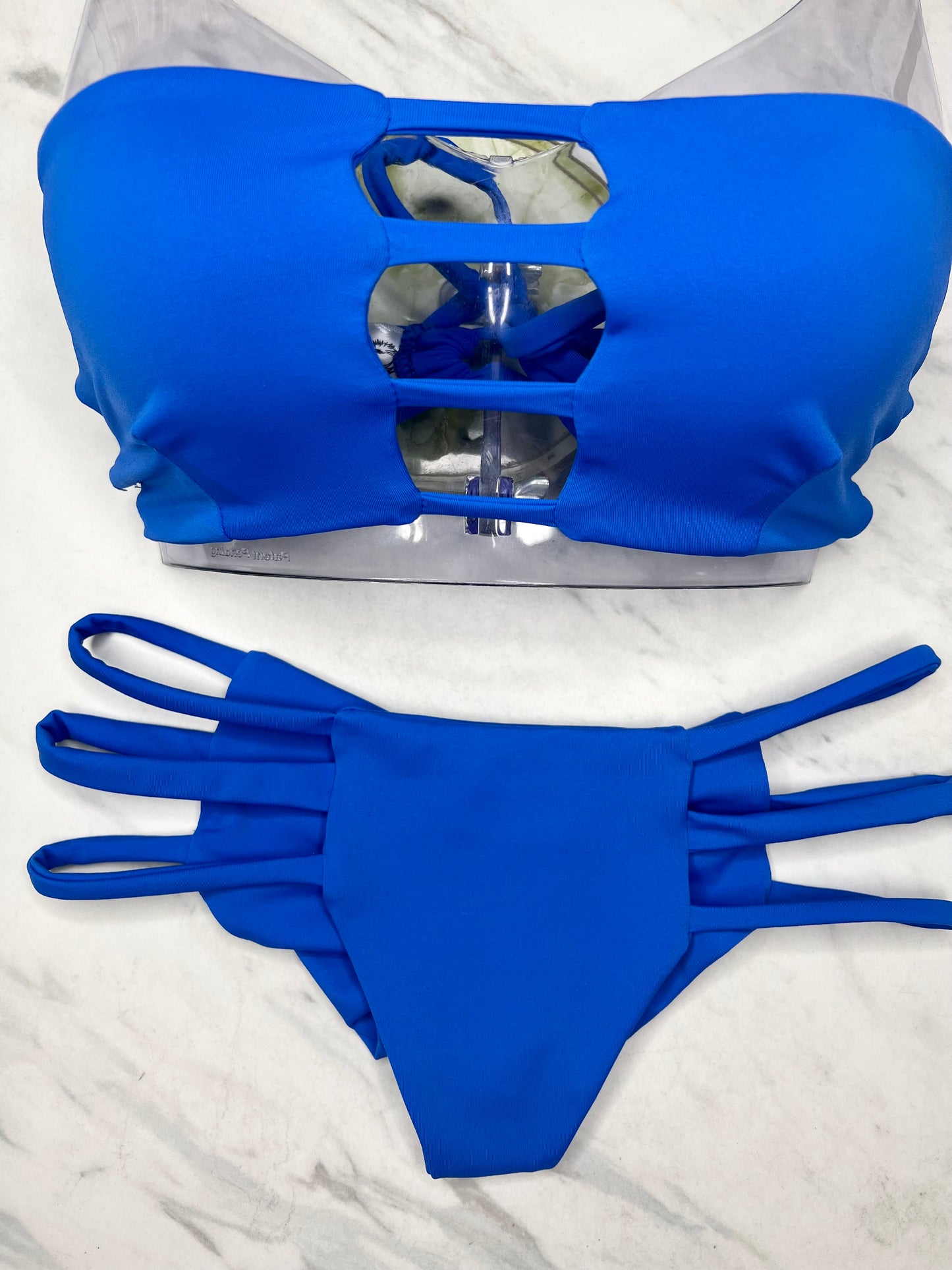 Classic Blue Bandeau Top