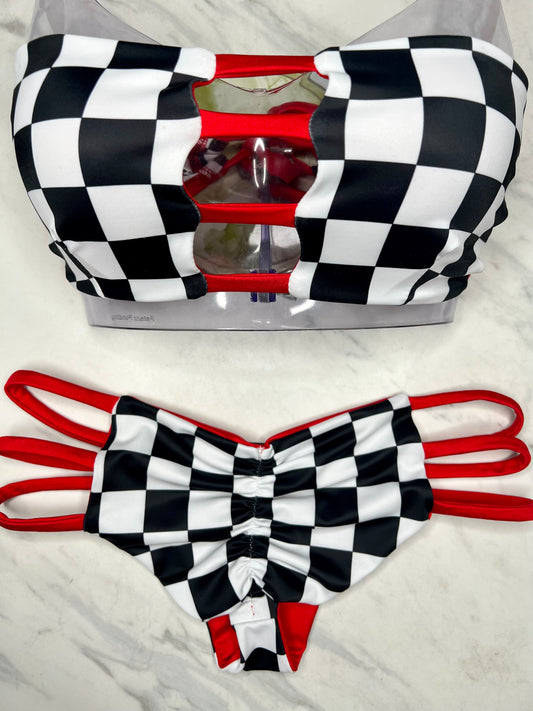 Checker Seamless Reversible Bottom