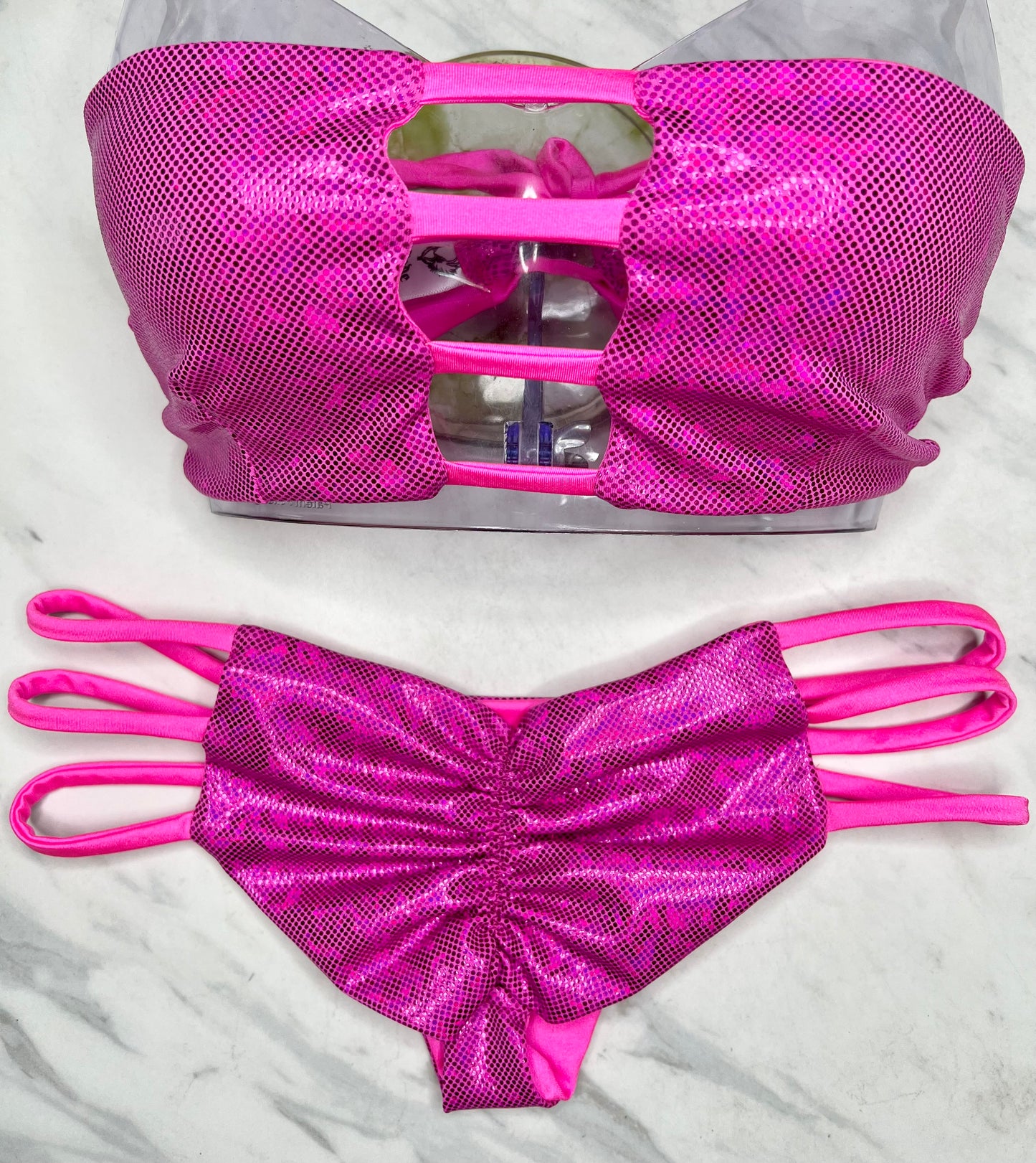 Pink Holographic Bottom