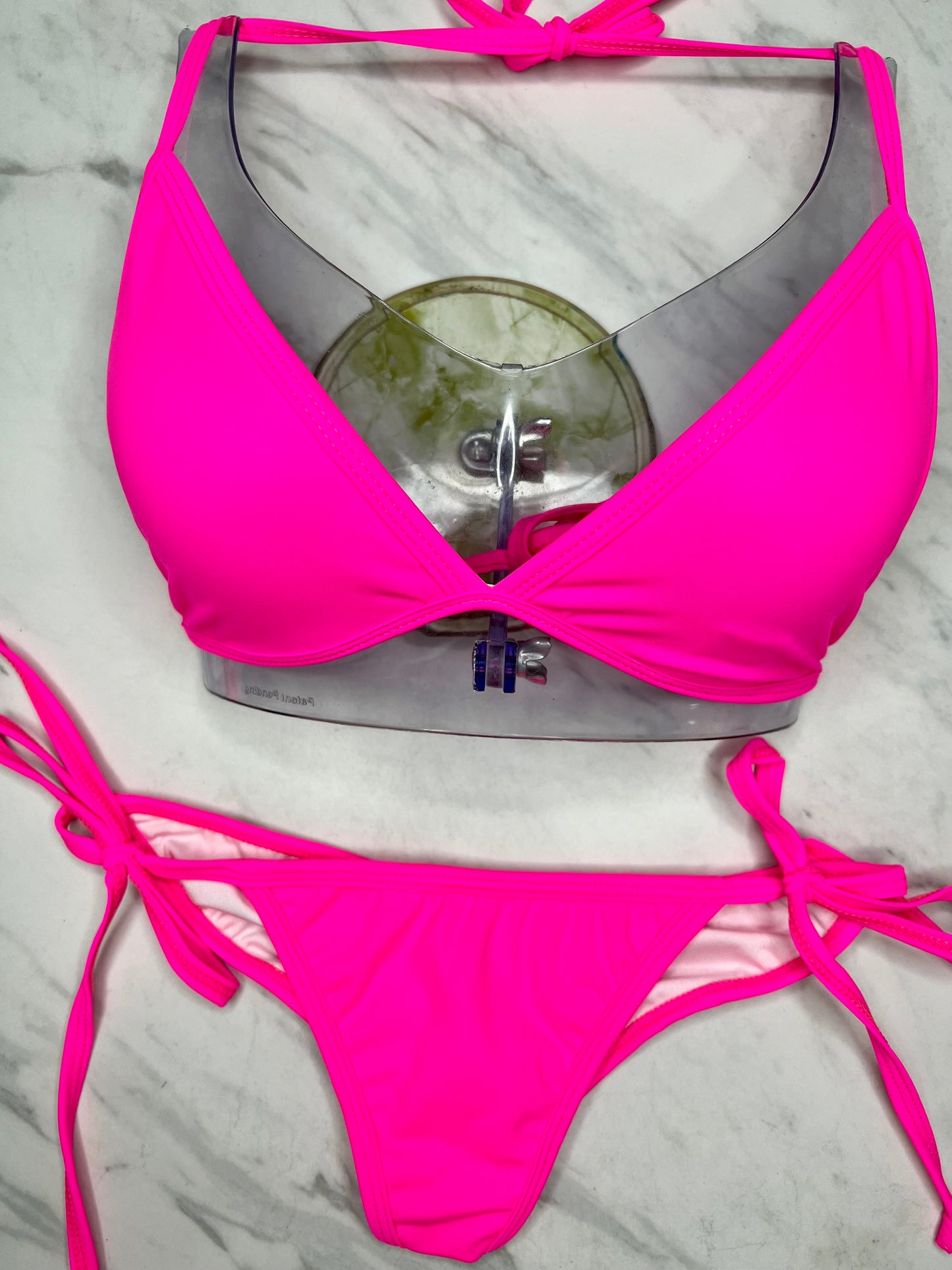 Neon Pink Tie Bottom