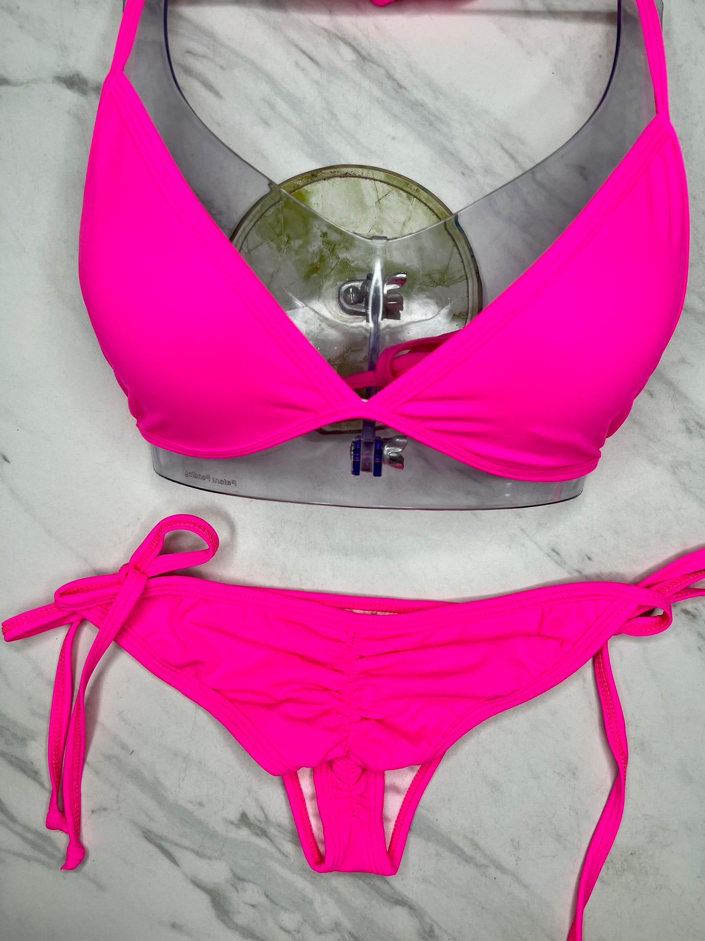 Neon Pink Tie Bottom