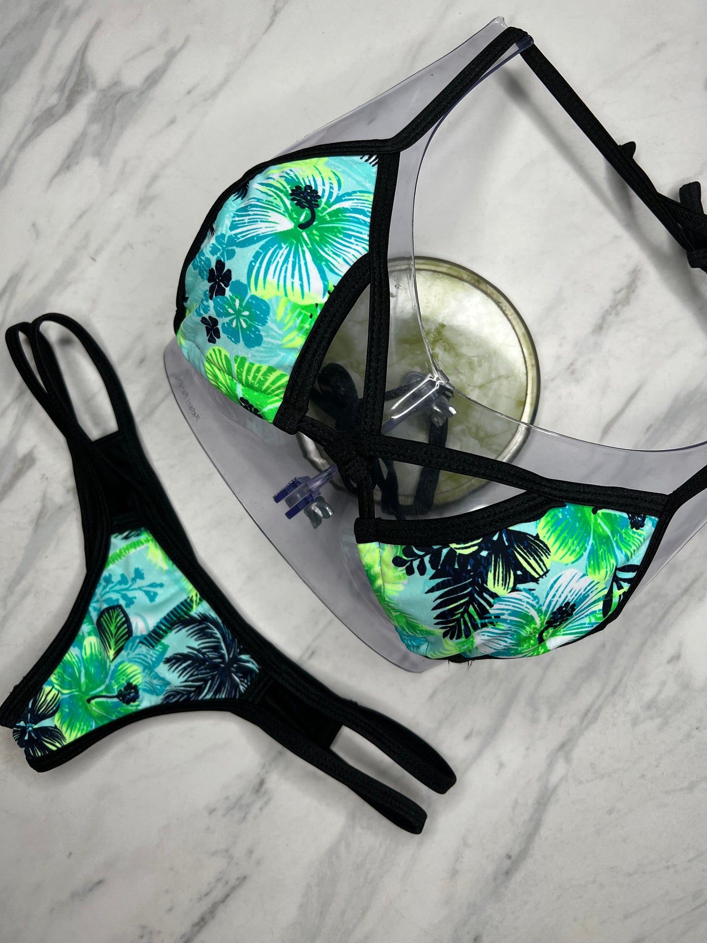 Neon Tropical Top
