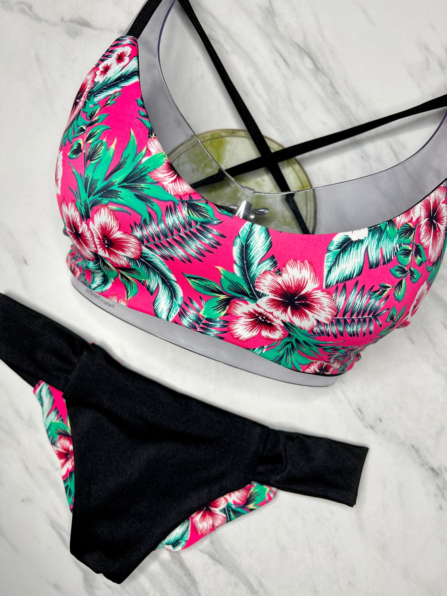 Hawaiian Tropical Floral Reversible Bottom