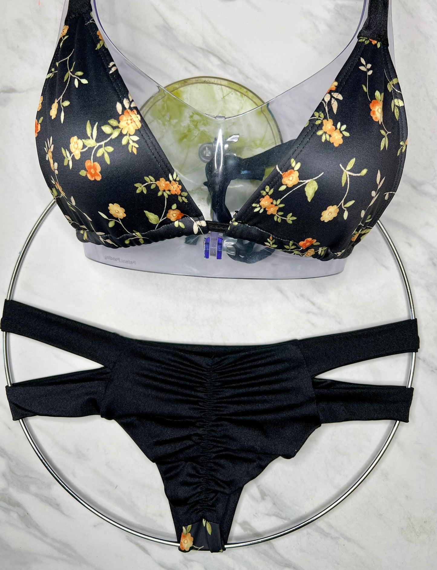 Orange Peony Reversible Bottom