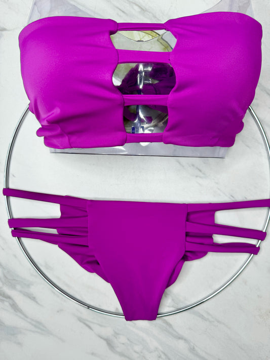 Cranberry Bandeau Top