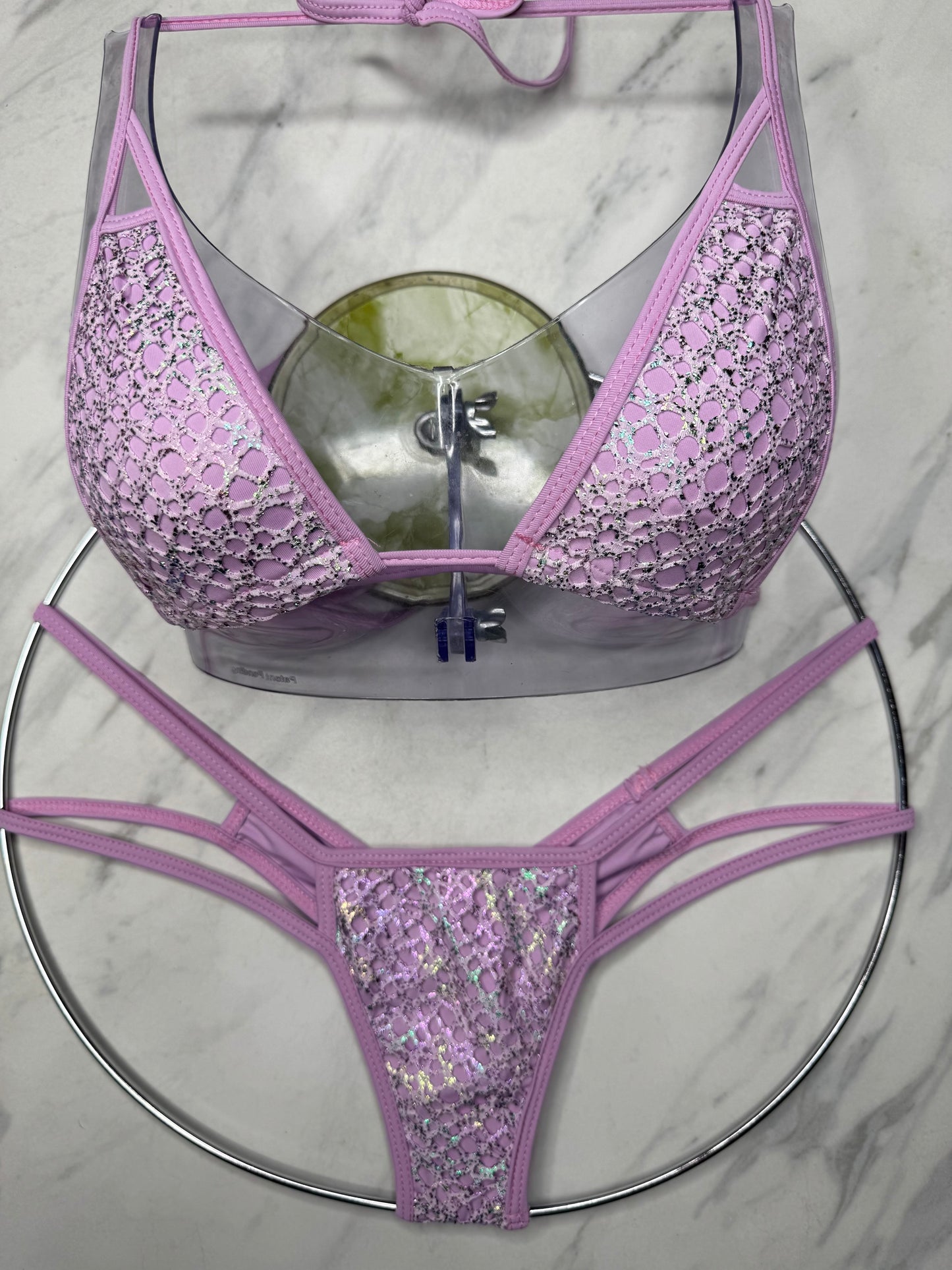 Lilac Shimmer Micro Bikini