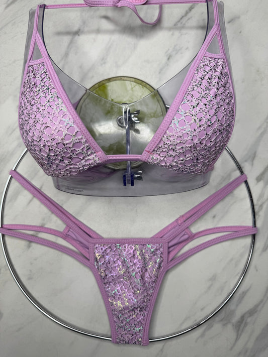 Lilac Shimmer Micro Bikini