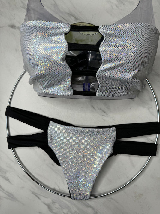 Iridescent & Black Bottom
