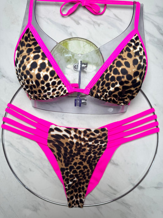 Cheetah Pink Bikini