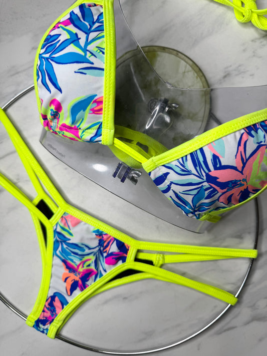 Neon Flower Micro Bottom