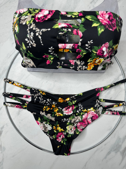 Black Floral Bottom