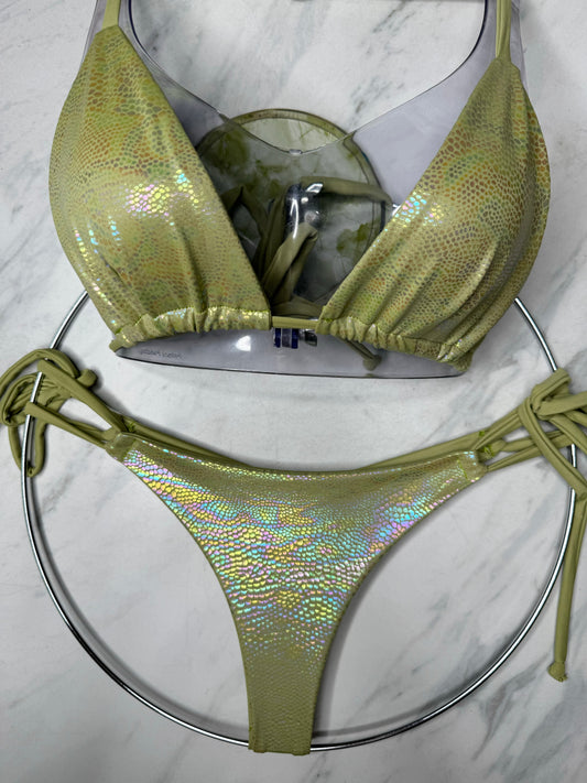 Sage Iridescent Micro Bottom