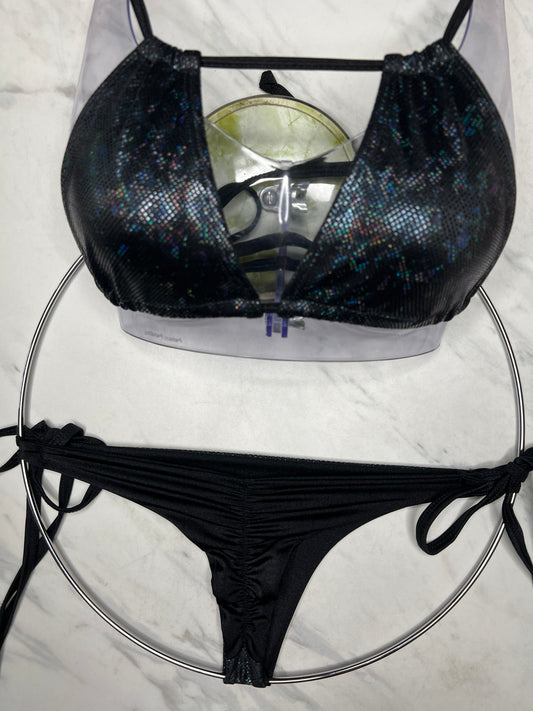 Black Hologram Micro Bottom