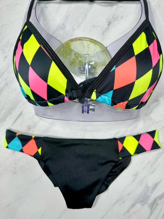 Neon Squares Reversible Bottom