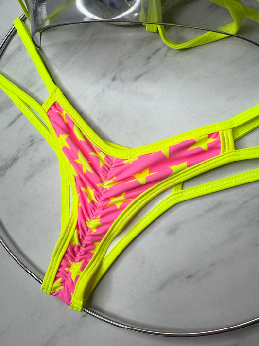 Neon Starstruck Micro Bikini