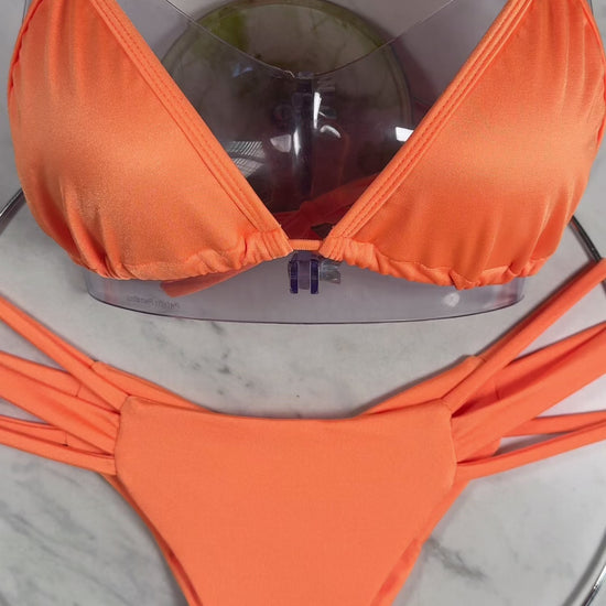NEON ORANGE BIKINI 