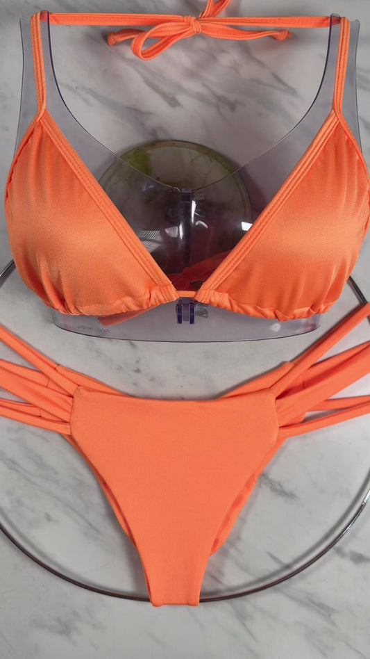 NEON ORANGE BIKINI 
