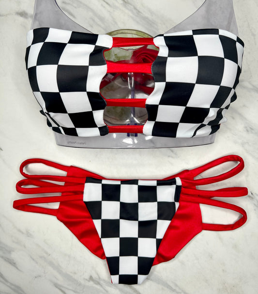 Checker Seamless Reversible Bottom