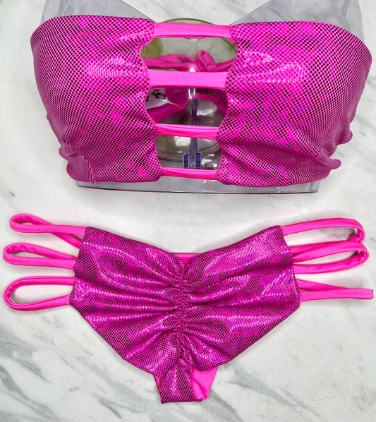 Pink Holographic Bottom