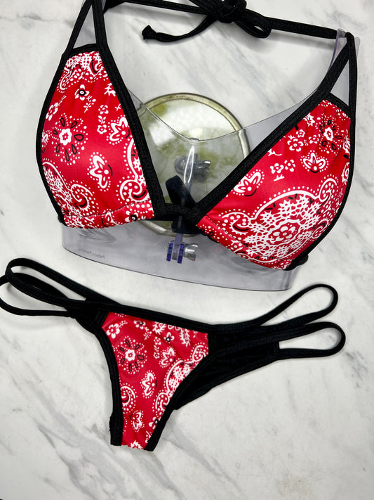 Red Bandana Top