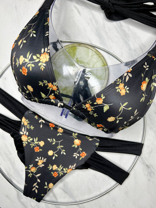 Orange Peony Reversible Bottom