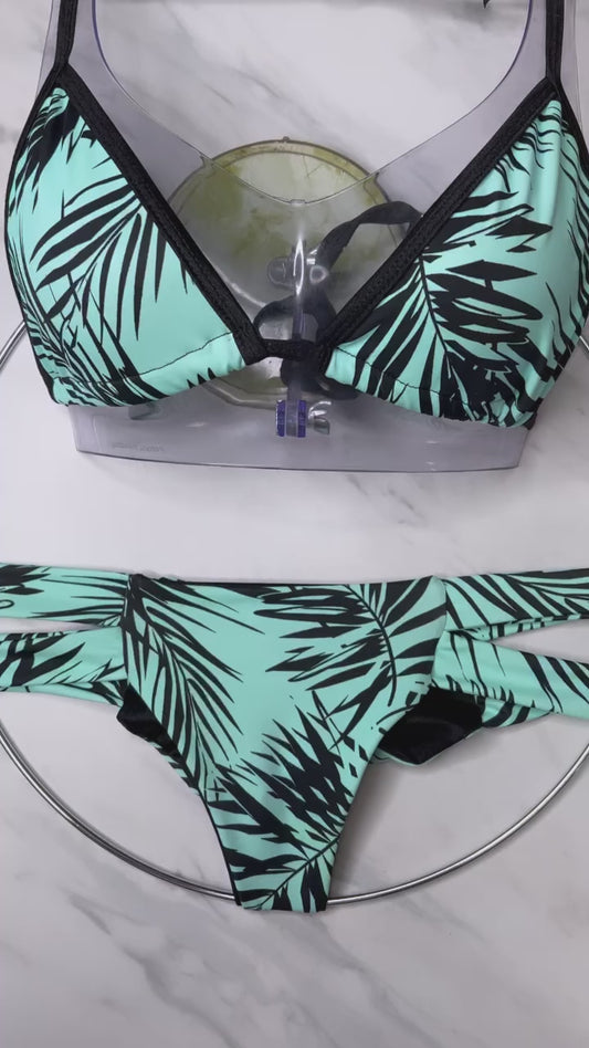 Mint Tropical Triangle Top